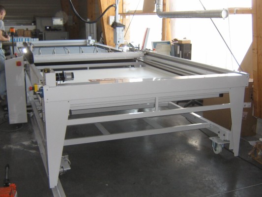 Automatic storage of paper or textile sheets