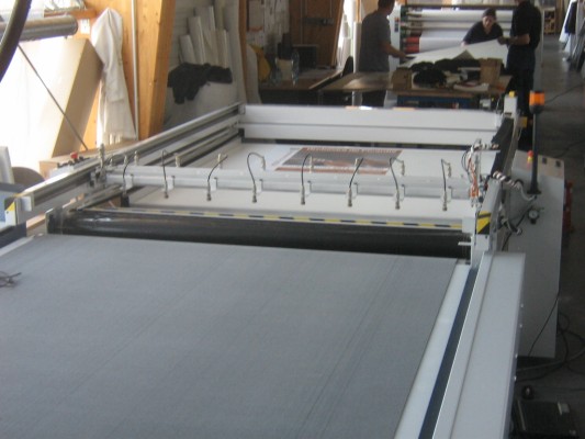 Paletisation automatique de formats textile ou papier